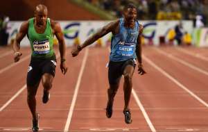 Gatlin, de 33 a&ntilde;os, competir&aacute; tambi&eacute;n en los 200 metros de la reuni&oacute;n de atletismo en Bruselas. Foto: AFP