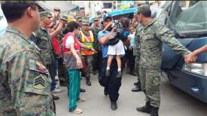 Varias instituciones formaron parte del simulacro. Foto: Ministerio de Defensa 