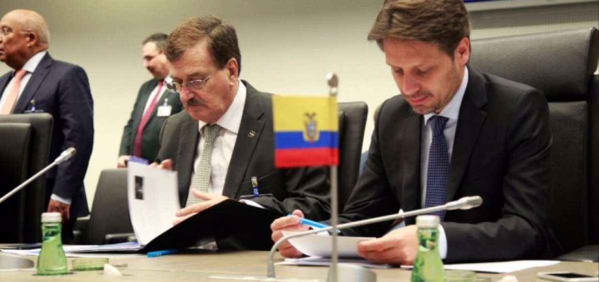 El canciller ecuatoriano particip&oacute; en la reuni&oacute;n que se realiz&oacute; en Viena. 