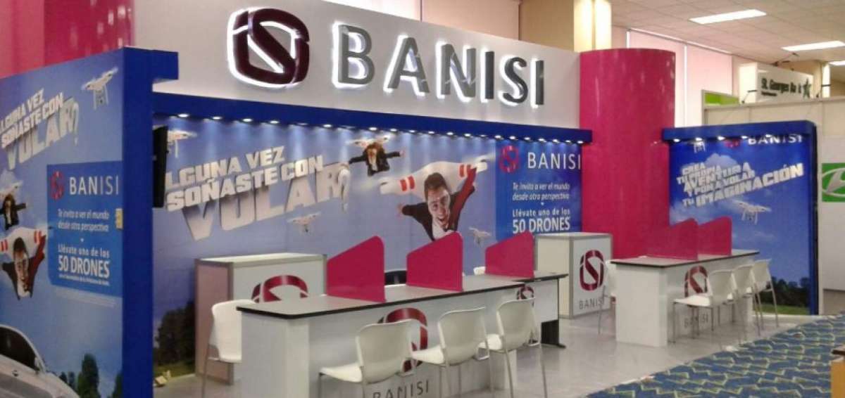 Imagen de archivo de un stand del Banco Banisi, filial del Banco Guayaquil en Panam&aacute;.