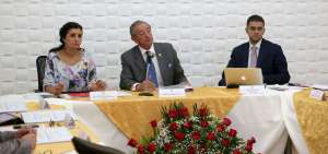 El ministro Oswaldo Jarr&iacute;n, junto con la titular de Justicia, Rosana Alvarado, encabez&oacute; la reuni&oacute;n de trabajo del pasado jueves.
