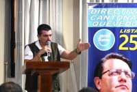 Edwin Ortega apoya la candidatura de Fernando Villavicencio