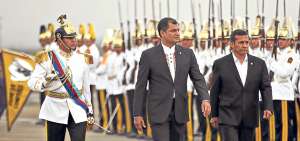 Este fue el VIII Encuentro Binacional entre Ecuador y Per&uacute;. La jornada de trabajo entre Rafael Correa y Ollanta Humala se centr&oacute; en 5 ejes. Foto: Cortes&iacute;a / Presidencia de la Rep&uacute;blica