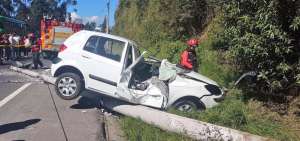 Una mujer muri&oacute; en accidente en la av. Sim&oacute;n Bol&iacute;var de la capital