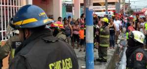 El siniestro ocurri&oacute; cerca de las 17:30 en un inmueble de construcci&oacute;n mixta de las calles Letamendi y Carchi.