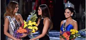 Por error, coronan Miss Universo a Miss Colombia, en lugar de Miss Filipinas