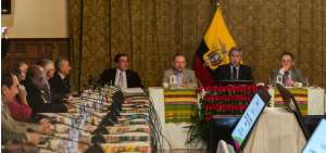 El Mandatario recibi&oacute; en el Palacio de Carondelet a jubilados y pensionistas.