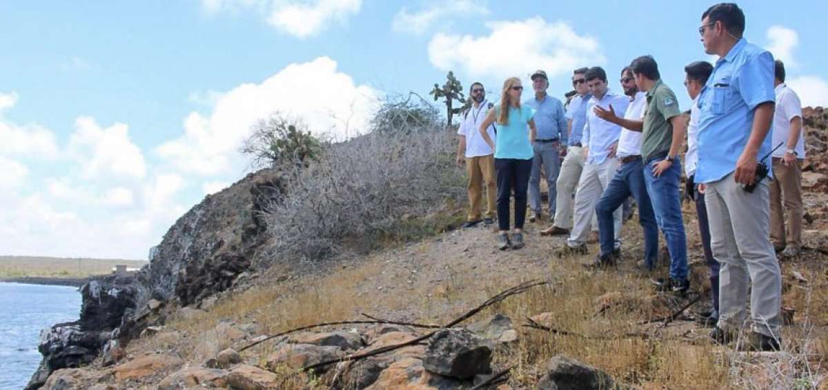 El vicepresidente Otto Sonnenholzner recorri&oacute; las islas Gal&aacute;pagos la semana pasada.