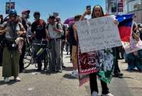 Manifestaciones en Los Ángeles, Estados Unidos