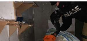 Agentes de la Unase durante los operativos contra la extorsi&oacute;n.