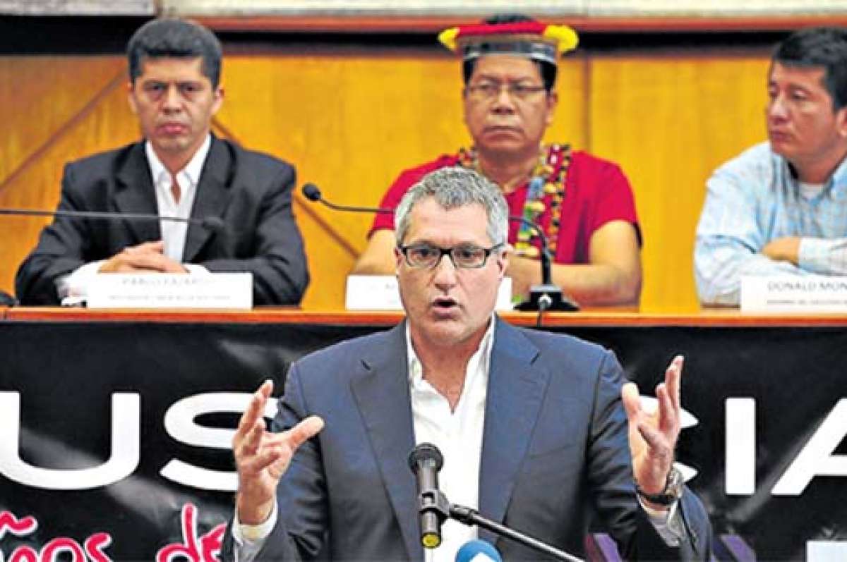 El abogado estadounidense Steven Donziger defiende a afectados amaz&oacute;nicos por la contaminaci&oacute;n de Chevron. Foto: AFP