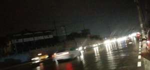 El apag&oacute;n se evidenci&oacute; en la avenida Juan Tanca Marengo, en Guayaquil.