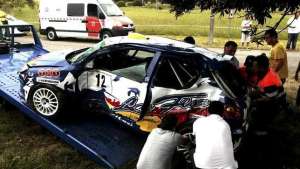 Mueren 6 personas embestidas por un coche en rally de Espa&ntilde;a