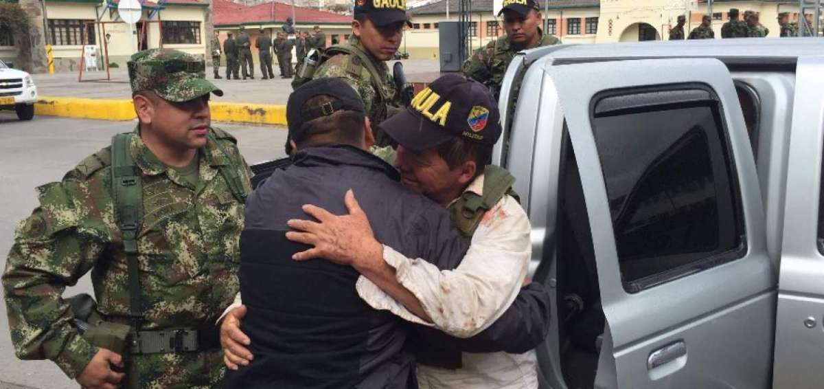 Militares rescatan agricultor colombiano secuestrado que resid&iacute;a en Ecuador