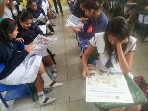 Colegios 5 de Junio y Manta se unen a proyecto de periodismo estudiantil (Galer&iacute;a)