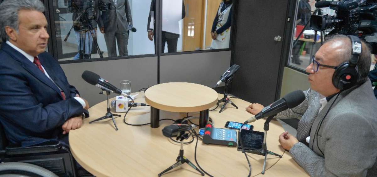 Len&iacute;n Moreno compareci&oacute; en el espacio de entrevistas de EL TEL&Eacute;GRAFO en Radio P&uacute;blica.
