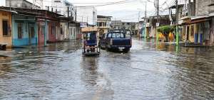 El cant&oacute;n Yaguachi es una de las localidades que present&oacute; calles y sectores bajo el agua, en d&iacute;as recientes.