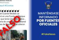 Policía desmiente información sobre una supuesta bomba abandonada en Guayaquil