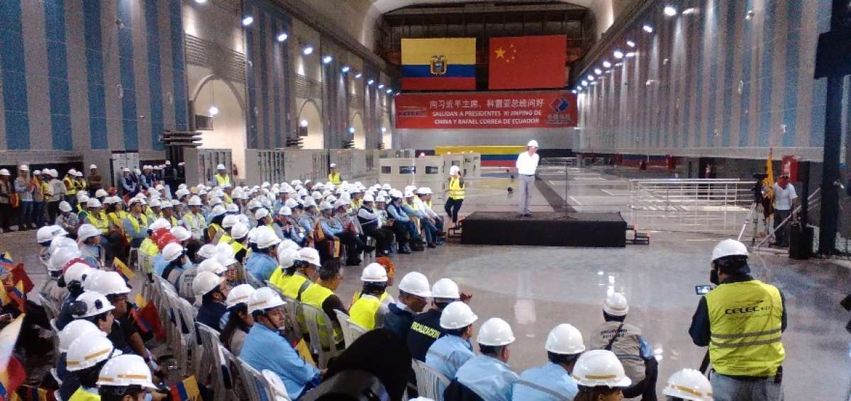 Hidroel&eacute;ctrica Coca Codo Sinclair encendi&oacute; sus ocho turbinas