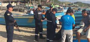 Las FF.AA. decomisan cinco motores fuera de borda en la comuna San Pedro
