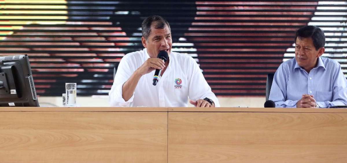 El presidente Correa reitera su apoyo al recuento de votos y rechaza la violencia generada