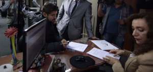 'Dalo' Bucaram present&oacute; esta tarde en la CNJ el pedido de prescripci&oacute;n del segundo proceso en contra de su padre. 