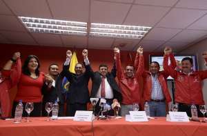 El Partido Socialista ratific&oacute; su apoyo a la gesti&oacute;n del presidente Rafael Correa.  Foto: John Guevara / El Tel&eacute;grafo