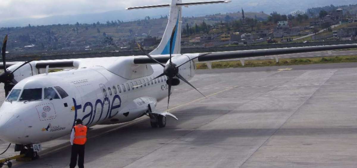 Se reanudaron los vuelos de Tame en el&nbsp;Aeropuerto Cotopaxi