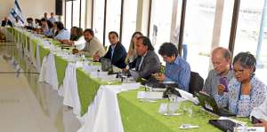 Los gobernadores conocieron las directrices comunicacionales del plan de gobernabilidad en Guayaquil. Foto: Karly Torres / El Tel&eacute;grafo