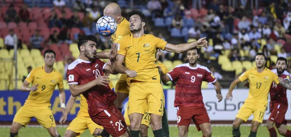 Siria y Australia empatan en el partido de ida de su repechaje