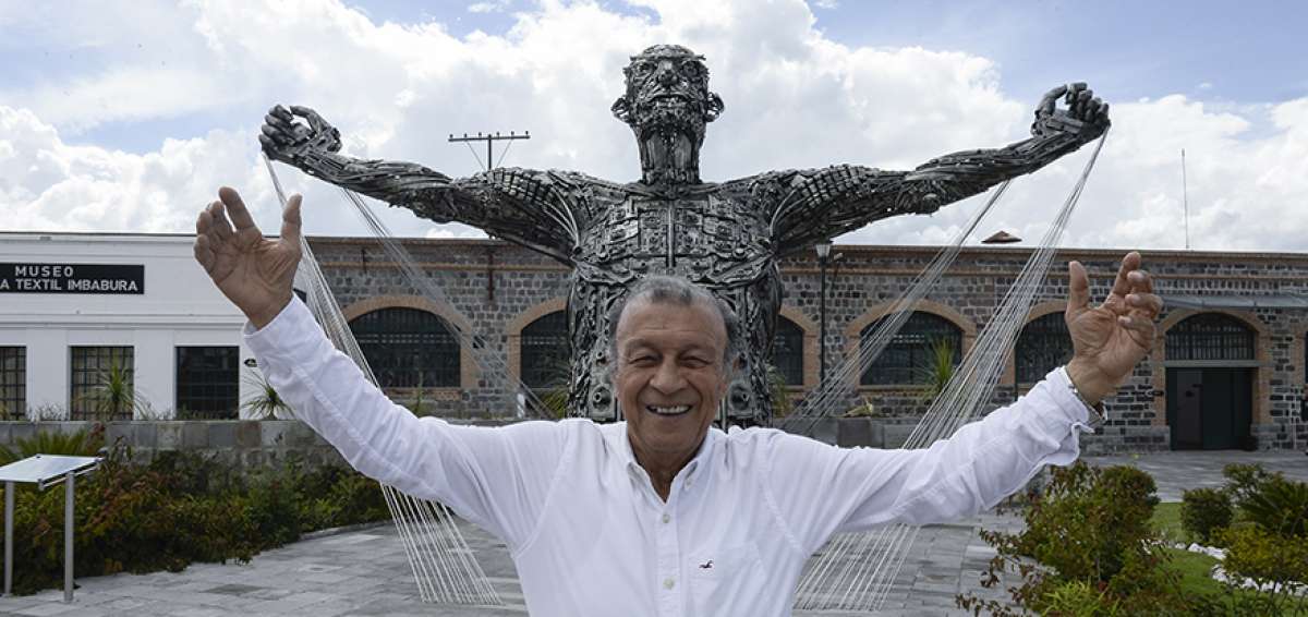 Imagen de Leonel Montoya en 2017, durante una entrevista con Diario EL TEL&Eacute;GRAFO en Ibarra, donde resid&iacute;a desde hace cuatro a&ntilde;os.