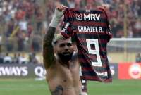 Gabigol igualó un récord de Alberto Spencer