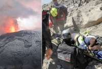 Autoridades desplegaron a sus unidades para buscar al hombre en las faldas del volcán Popocatépetl 