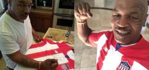 Mike Tyson causa furor al vestir la camiseta del Junior de Barranquilla