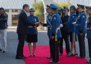 Durante la ceremonia de cambio de mando fueron ascendidos al grado superior 7 suboficiales mayores. Miguel Jim&eacute;nez / El Tel&eacute;grafo