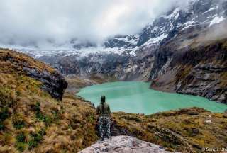 Las rutas hacia las lagunas del volcán El Altar estarán cerradas por el fuerte temporal invernal.