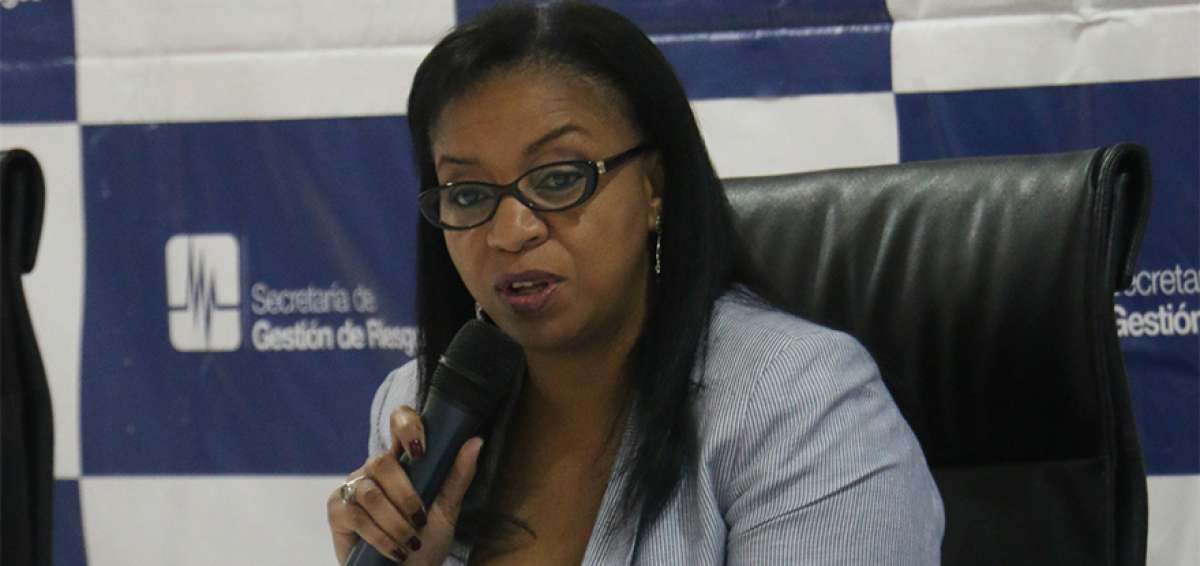 La secretaria de Gesti&oacute;n de Riesgos, Alexandra Ocles, lidera las reuniones del COE Nacional y es vocera sobre las cifras de contagios.