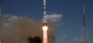El cohete Soyuz-2.1a portaba el nanosat&eacute;lite y otros 71 artefactos de este tipo. 