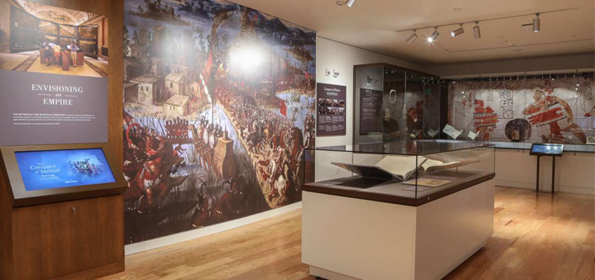 Parte de la exposici&oacute;n Culture and Change in the Early Americas en el interior del Centro Kislak, dispuesto sobre 240 metros cuadrados en Miami, EE.UU.