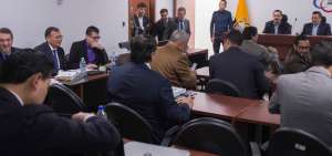 La diligencia se efectu&oacute; en la Unidad Judicial, en Quito.