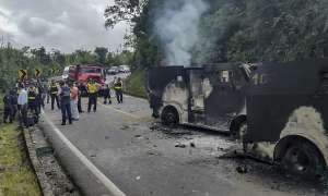 Luego del intento del asalto, varios guardias resultaron heridos. Un empleado de la agencia de seguridad falleci&oacute;. Foto: Cortes&iacute;a