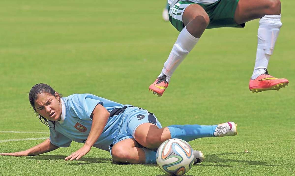 La delantera Manoly Baquerizo marc&oacute; los dos goles que le otorgan el t&iacute;tulo nacional a Guayas. Foto: Miguel Jim&eacute;nez / El Tel&eacute;grafo
