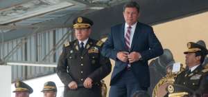 C&eacute;sar Navas tuvo el jueves 26 de abril su &uacute;ltimo acto oficial como ministro del Interior en la graduaci&oacute;n de nuevos polic&iacute;as.
