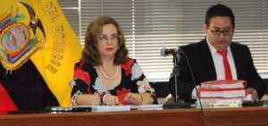 Jueza nacional Daniela Camacho.