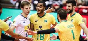 Los sudamericanos, tricampeones ol&iacute;mpicos y mundiales, doblegaron a los asi&aacute;ticos con parciales de 17-25, 26-24, 14-25 y 25-27-