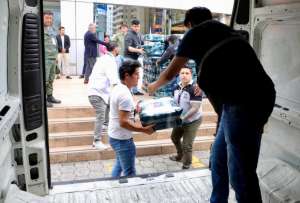 Conozca cómo avanza la producción del material electoral. 