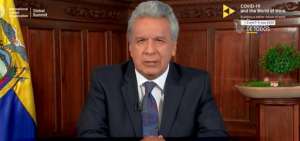 Moreno destac&oacute; la Ley de Apoyo Humanitario en cumbre de la OIT