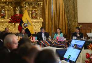 Las expectativas que existe como sector privado y el potencial que tiene el Ecuador fueron tratados en el encuentro. Foto: &Aacute;lvaro P&eacute;rez / El Tel&eacute;grafo