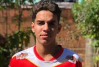 El joven futbolista Hugo Vinicius Pedrosa fue encontrado sin vida