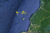 Descartan alerta de Tsunami por enjambre sismico en costas de Manabí